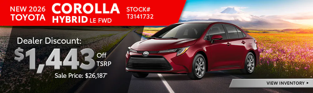 2026 Toyota Corolla Hybrid | Principle Toyota of Hernando