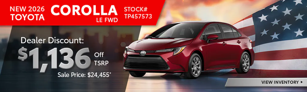 2026 Toyota Corolla LE | Toyota of Hernando
