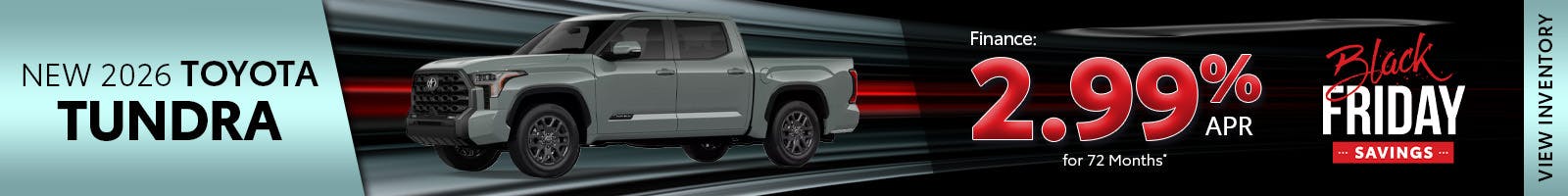 New 2026 Toyota Tundra