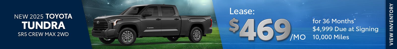 New 2025 Toyota Tundra SR5 Crew Max 2WD