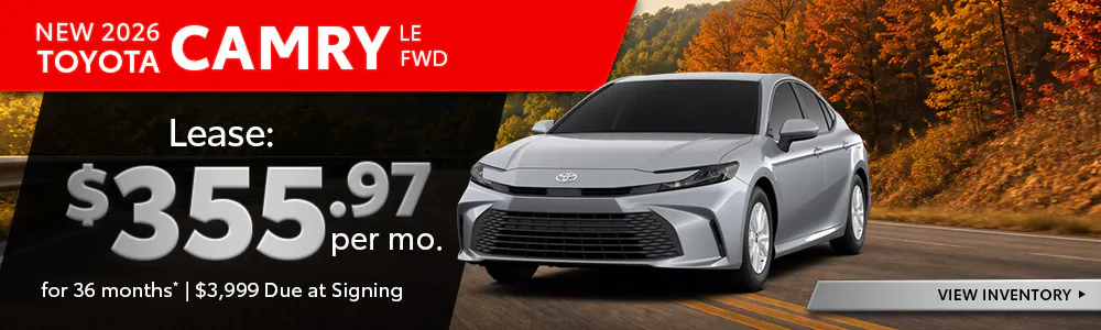New 2026 Toyota Camry LE FWD | Toyota of Hernando