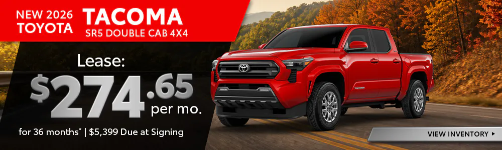 New 2026 Toyota Tacoma SR5 Double Cab 4×4 | Toyota of Hernando