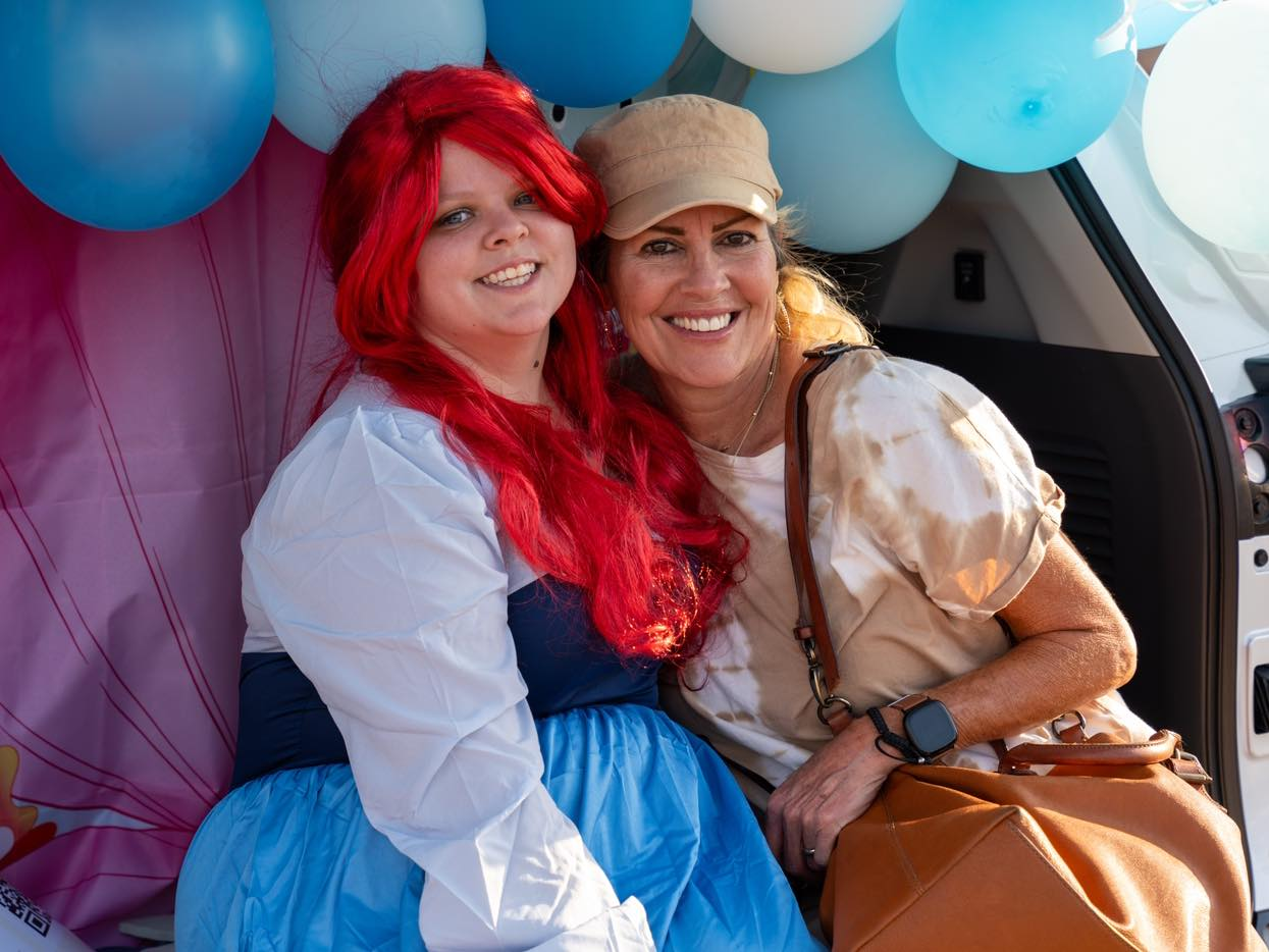 two happy people at our Trunk of Treat event