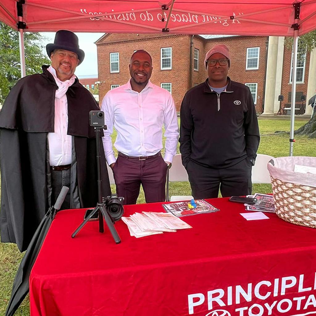 principle toyota event tent Principle Toyota of Hernando event tent outside at event