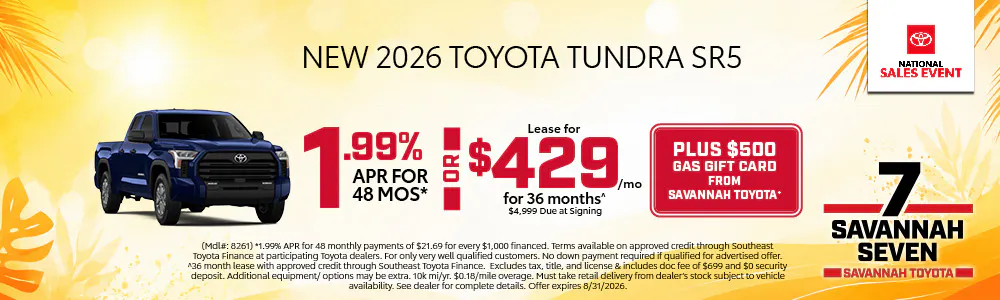 TUNDRA SRP 1 | Savannah Toyota