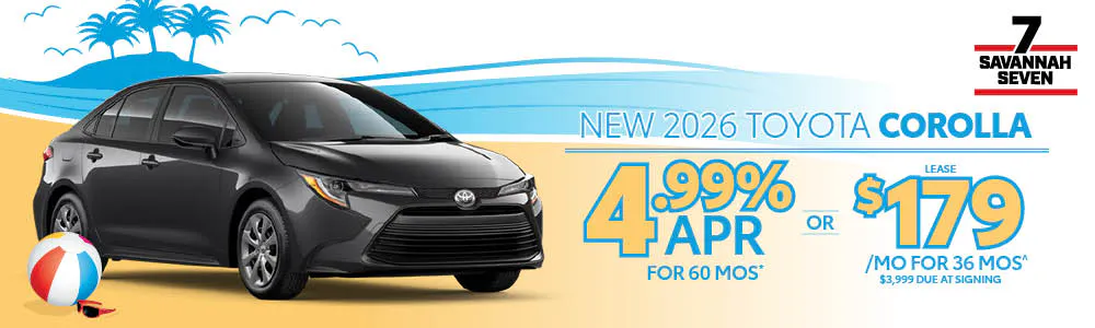 2026 New Toyota Corolla | Savannah Toyota