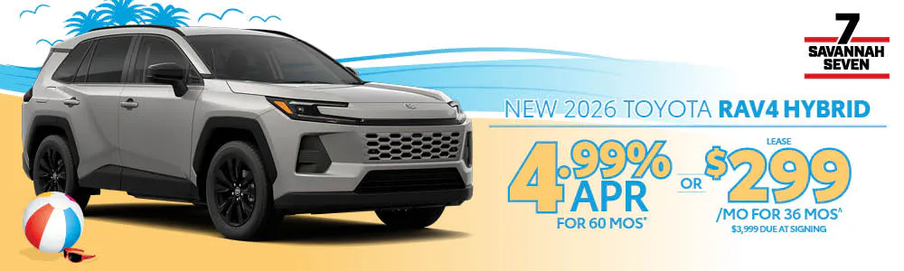 2026 New Toyota RAV4 Hybrid | Savannah Toyota