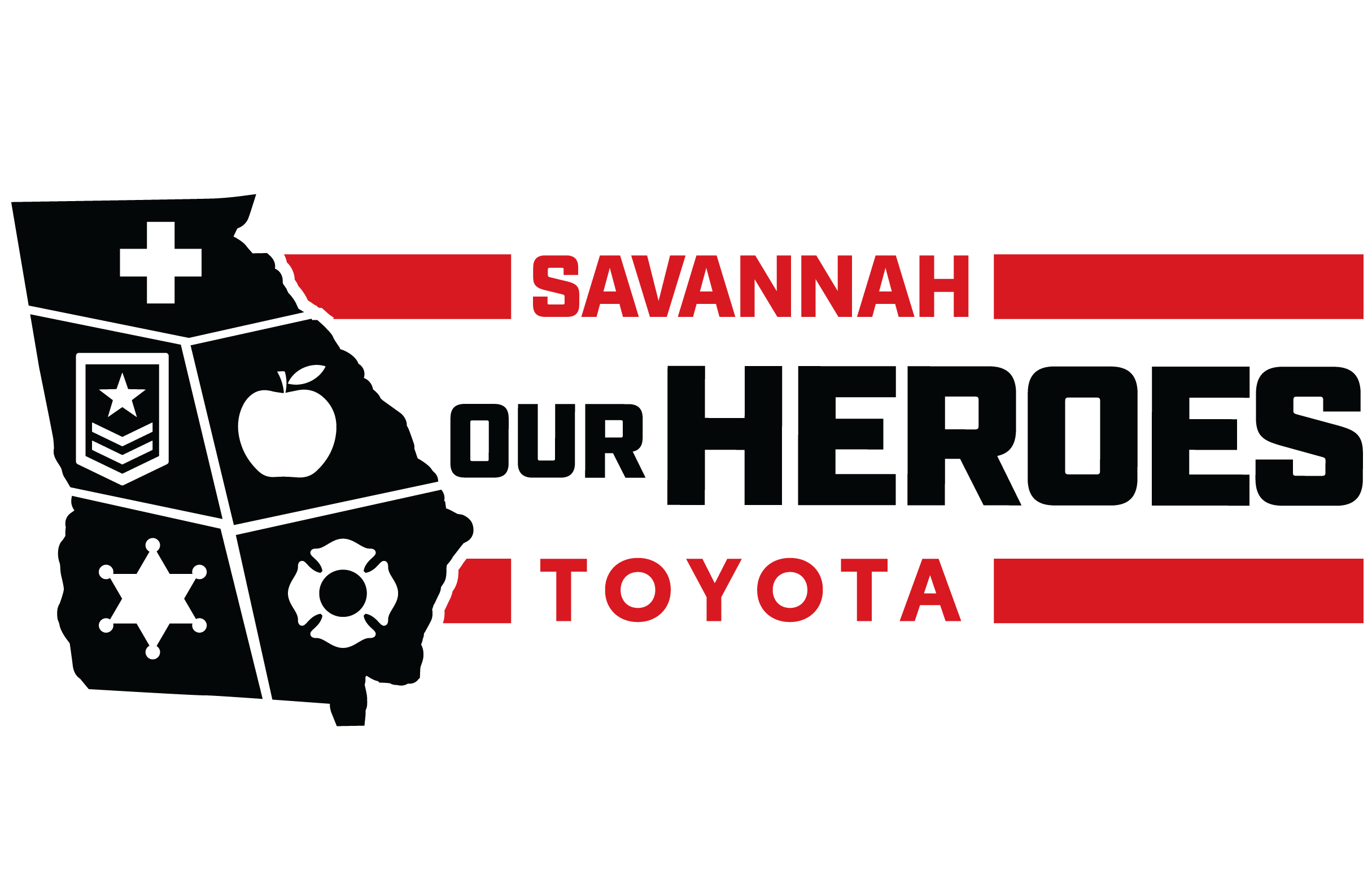 Savannah Toyota heroes support graphic