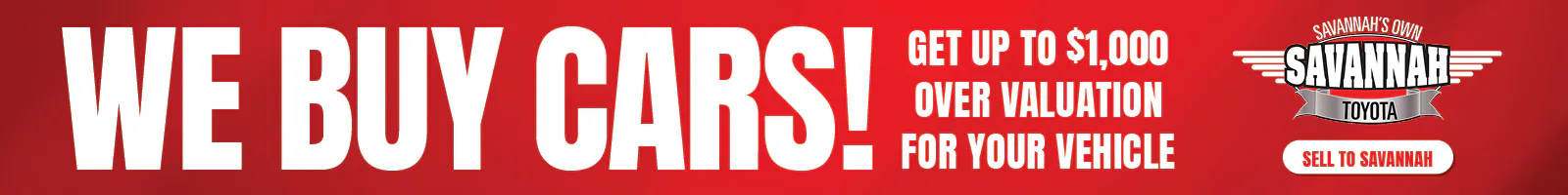 We Buy Cars | Savannah Toyota