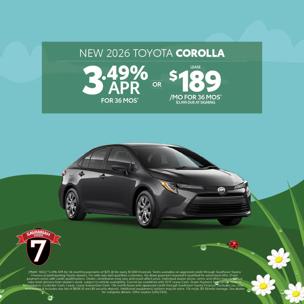 Corolla New Special | Savannah Toyota