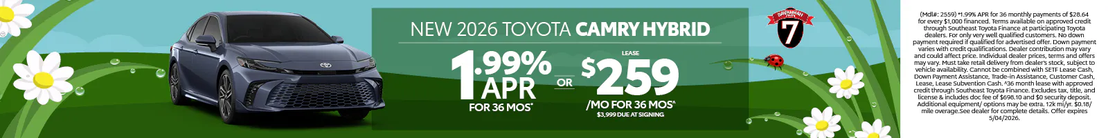 Camry Offer SRP