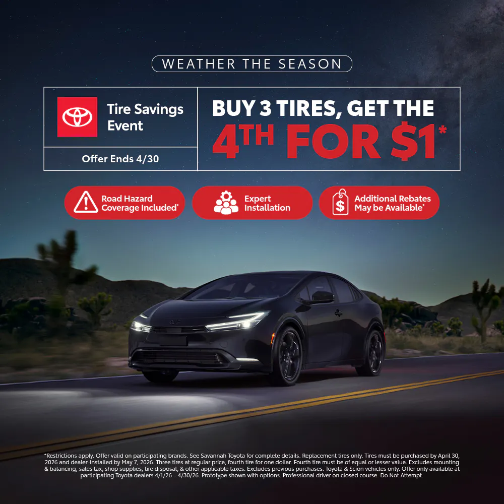 Toyota Tire Savings Event! | Savannah Toyota