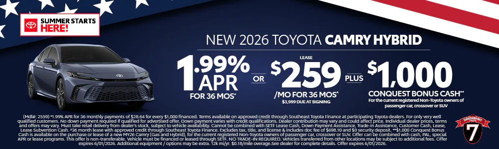 Camry Offer SRP | Savannah Toyota