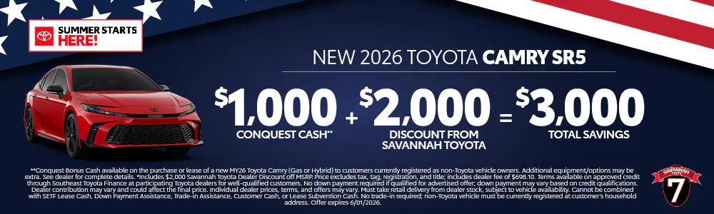 Conquest Camry | Savannah Toyota