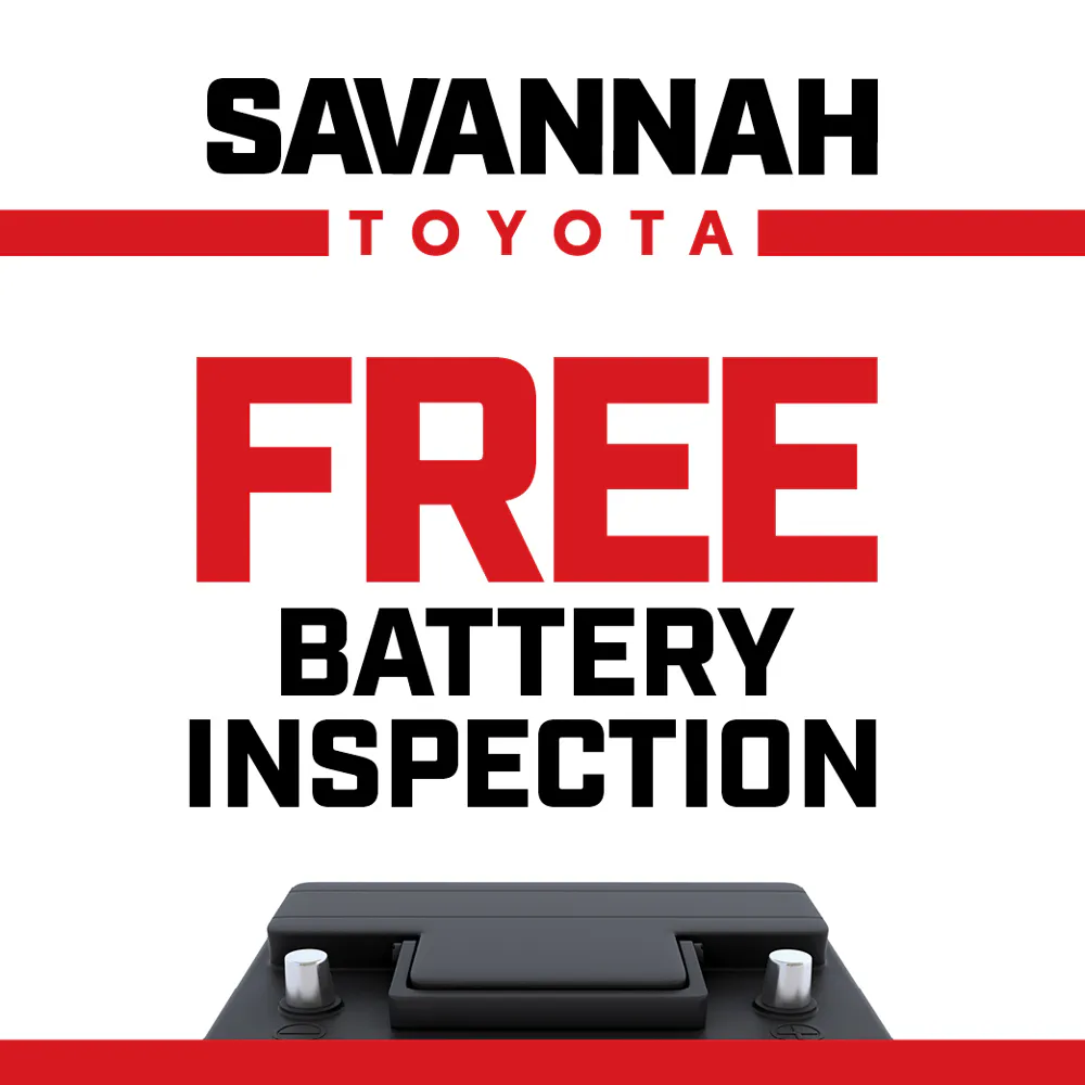 Free Battery Inspection | Savannah Toyota