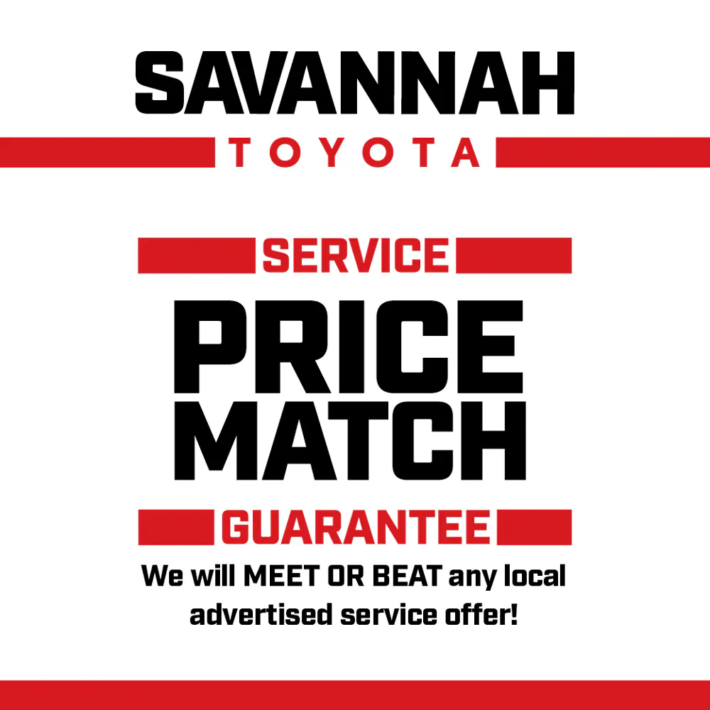 Savannah Toyota Service Price Match Guarantee | Savannah Toyota
