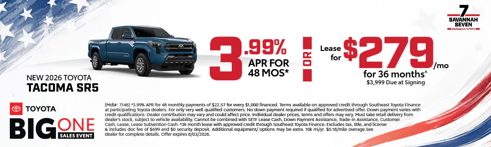 JUL SRP 4 | Savannah Toyota