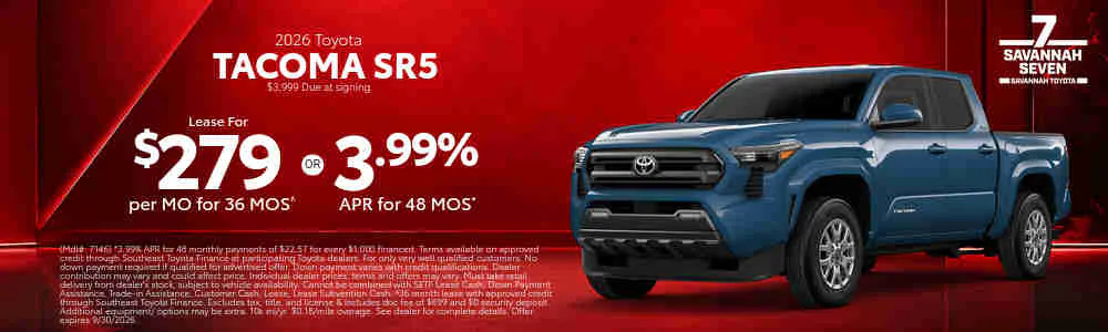TACOMA SRP 4 | Savannah Toyota