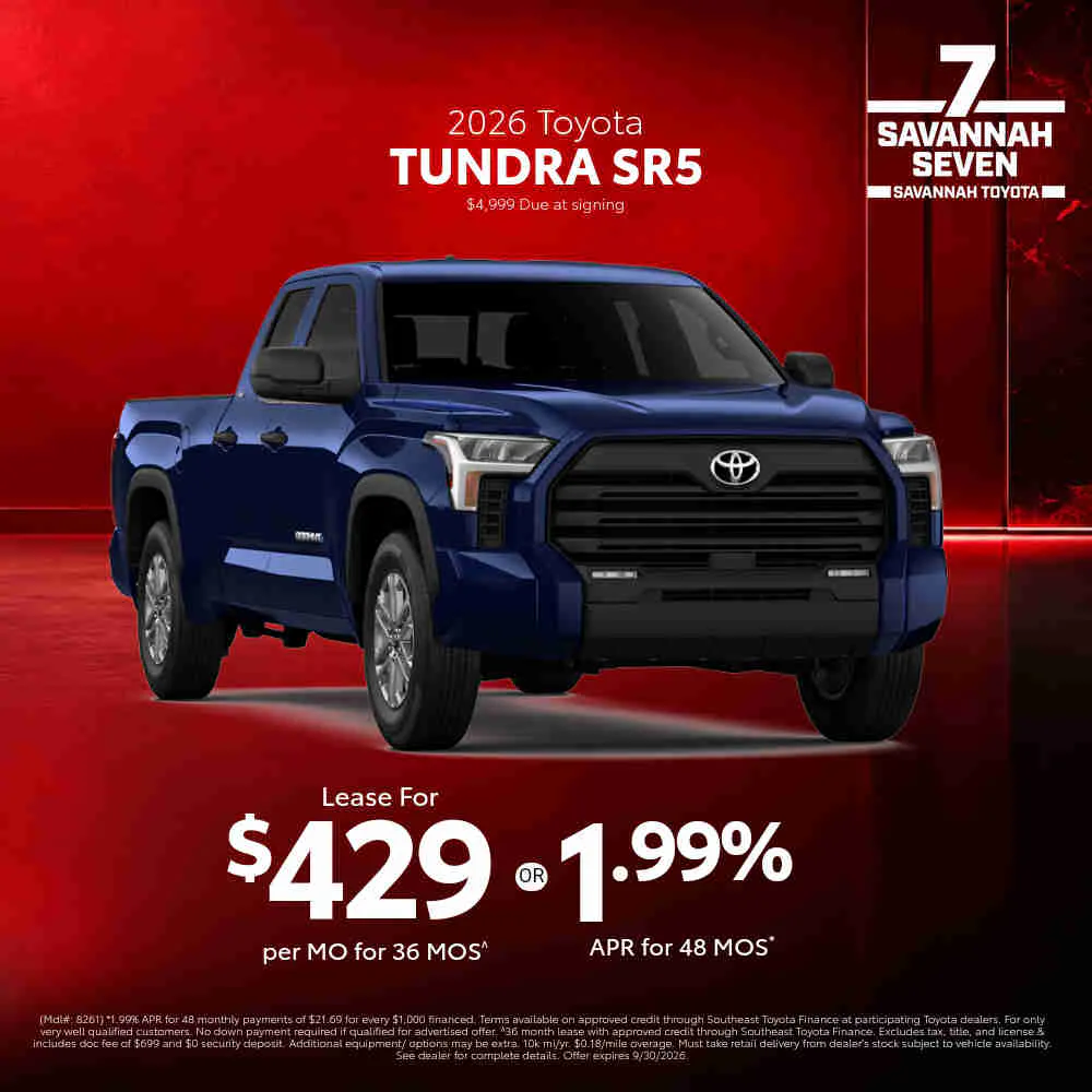 2026 New Toyota Tundra SR5 | Savannah Toyota
