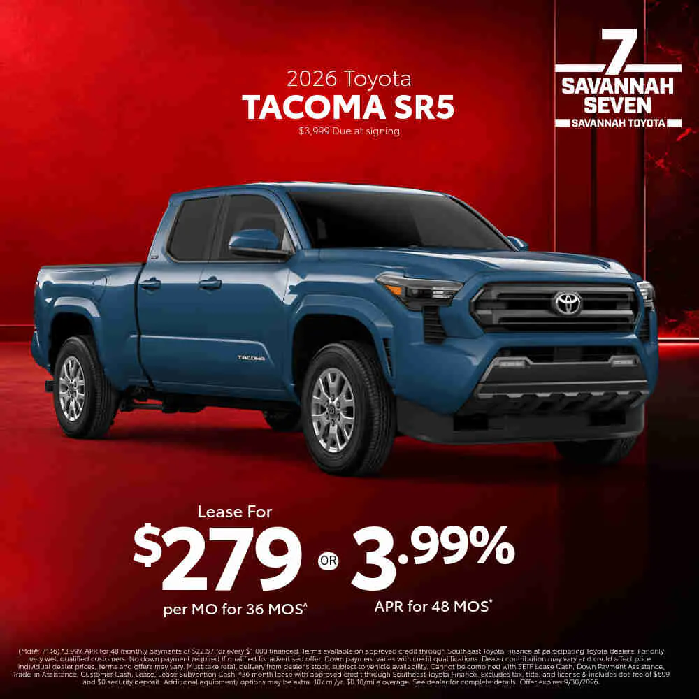 2026 New Toyota Tacoma SR5 | Savannah Toyota