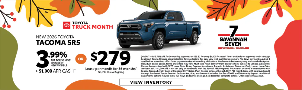 TACOMA SRP 4 | Savannah Toyota
