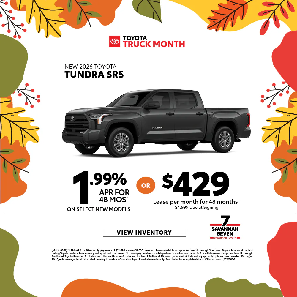 2026 New Toyota Tundra SR5 | Savannah Toyota
