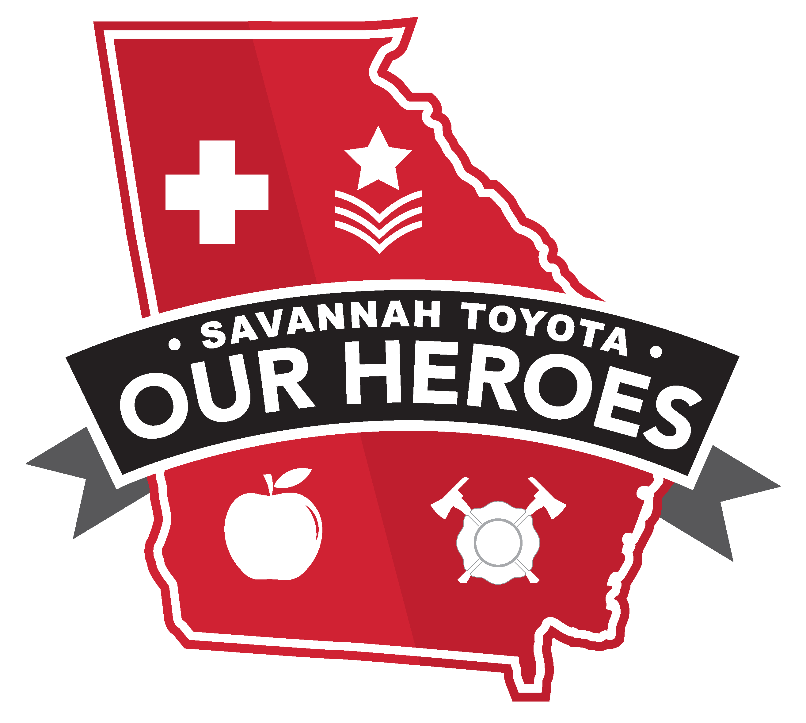 Savannah Toyota heroes support graphic