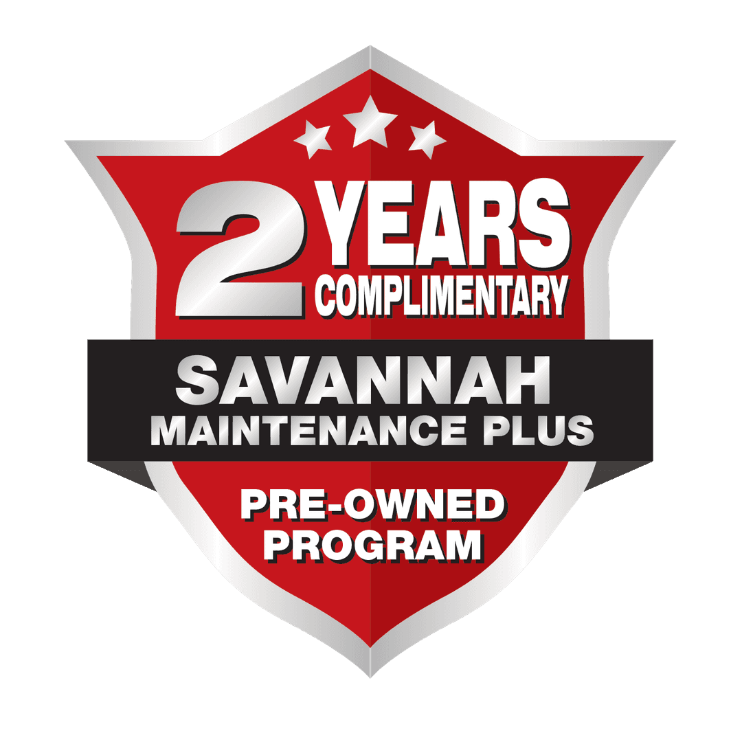 Savannah Maintenance Plus pre-owned program logo