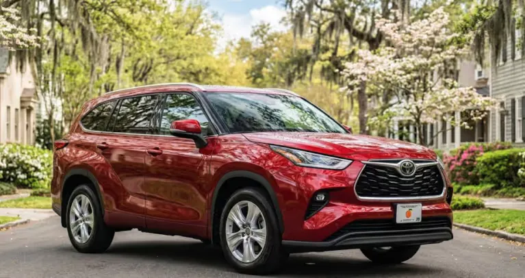 Toyota SUV after being detailed