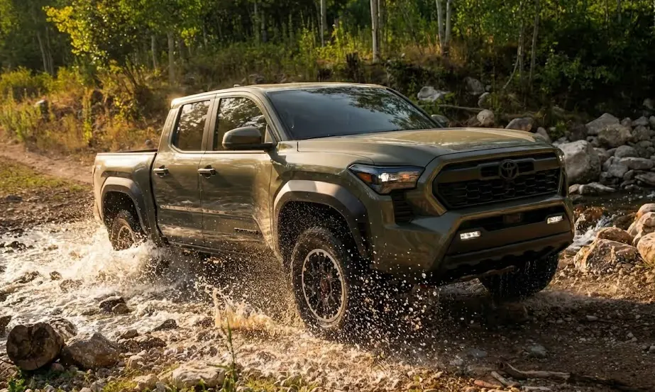 Toyota truck off-roading