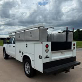 Diesel fleet repair service truck