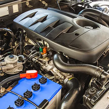 Diesel performance tuning engine bay