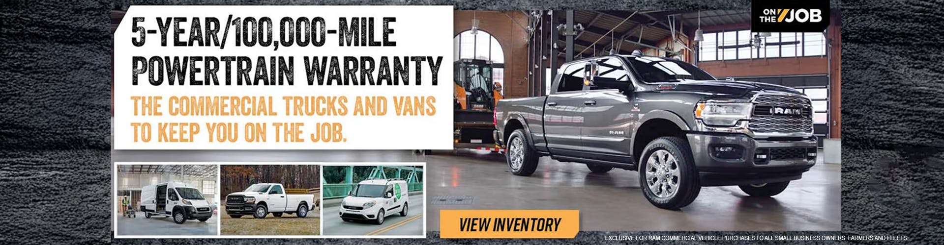5-Year / 100,00-Mile Powertrain Warranty