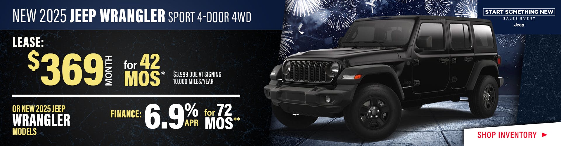 New 2025 Jeep Wrangler Sport 4-Door 4WD OR New 2025 Jeep Wrangler Models