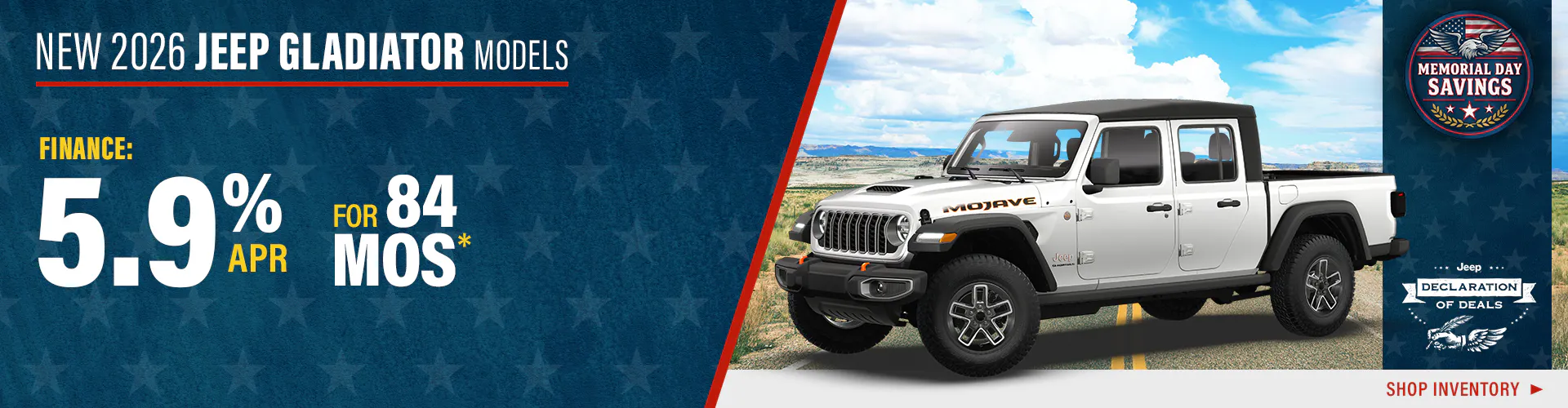 New 2026 Jeep Gladiator Models
