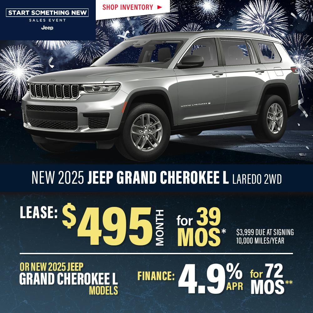 New 2025 Jeep Grand Cherokee L Laredo 2WD OR New 2025 Jeep Grand Cherokee L Models