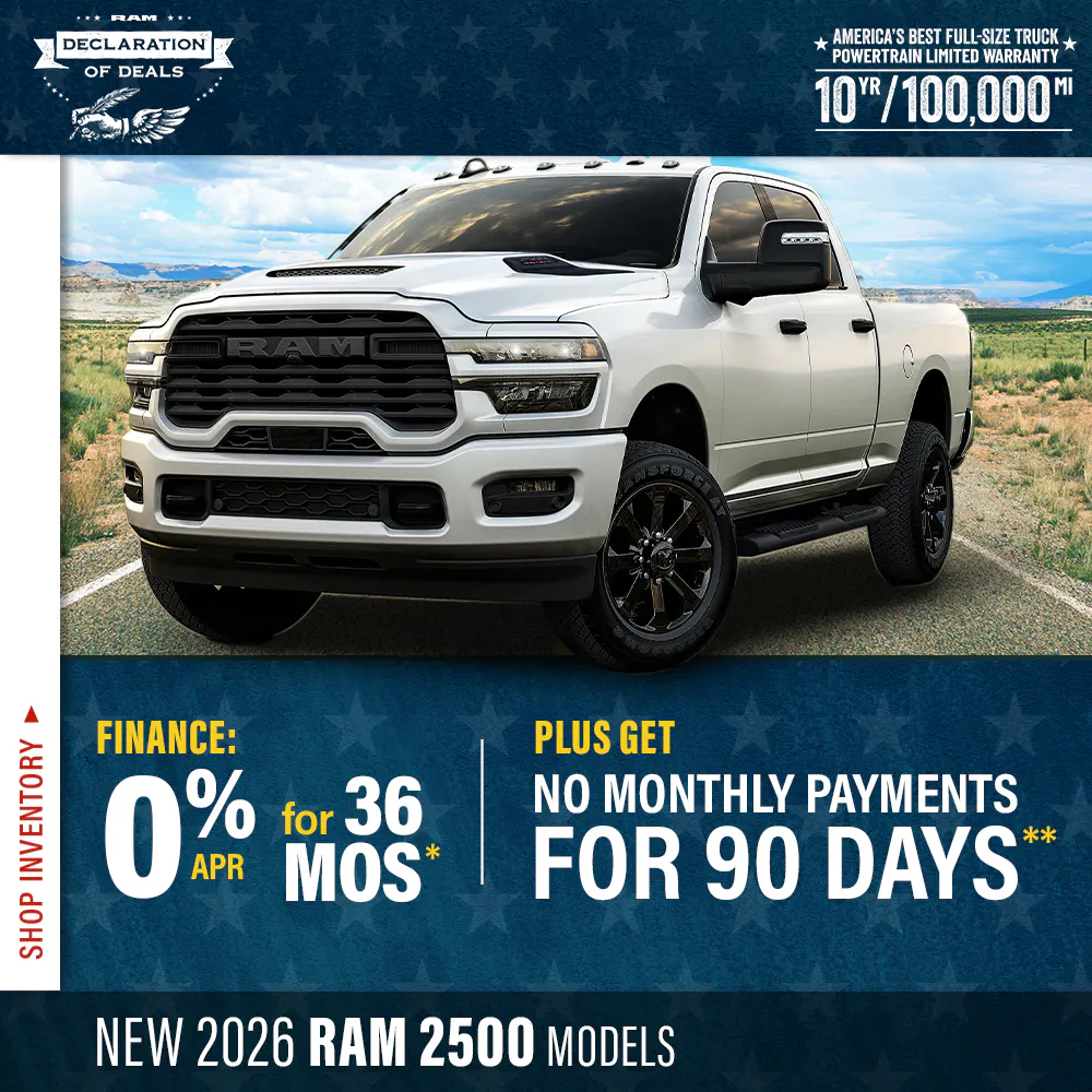 New 2026 RAM 2500 Models