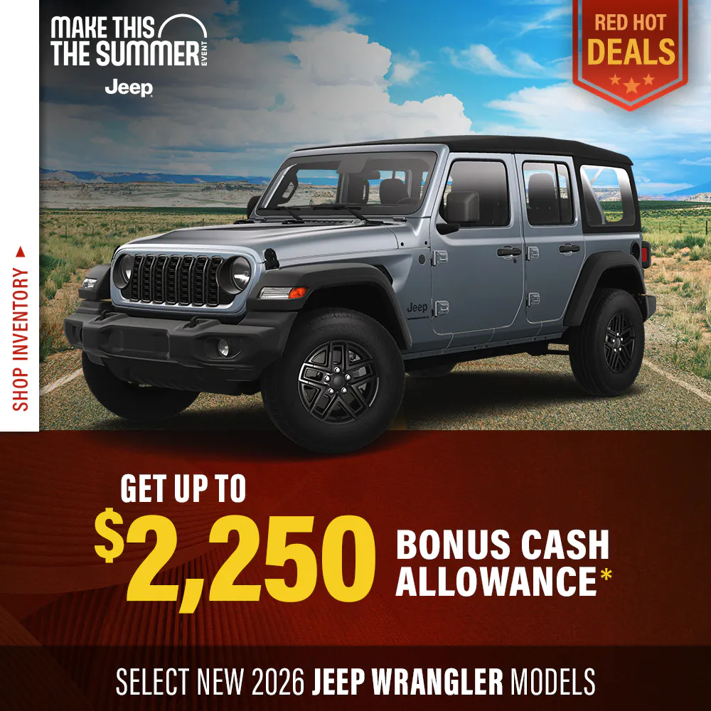 Select New 2026 Jeep Wrangler Models