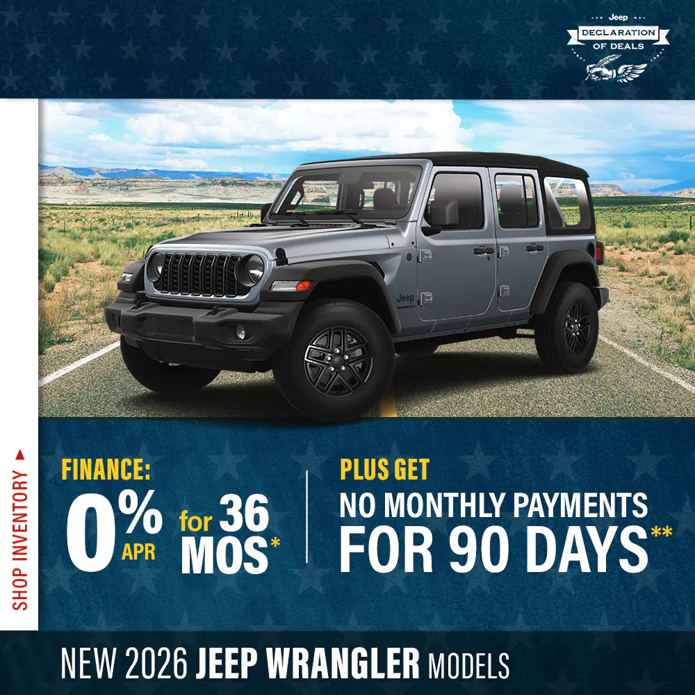 New 2026 Jeep Wrangler Models
