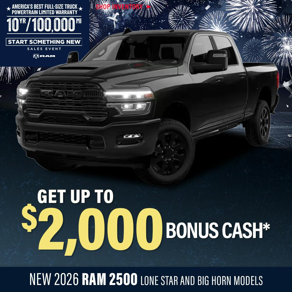 New 2026 Ram 2500 Lone Star and Big Horn Models