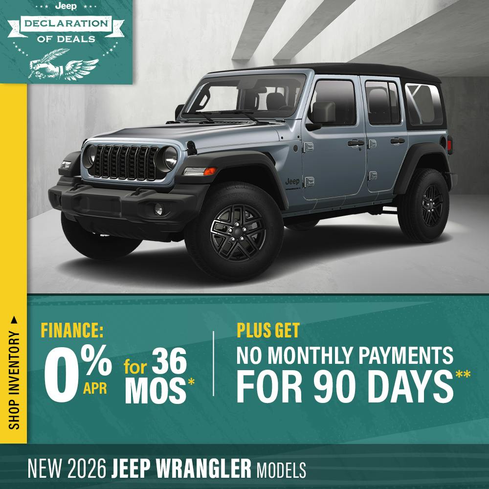 New 2026 Jeep Wrangler Models