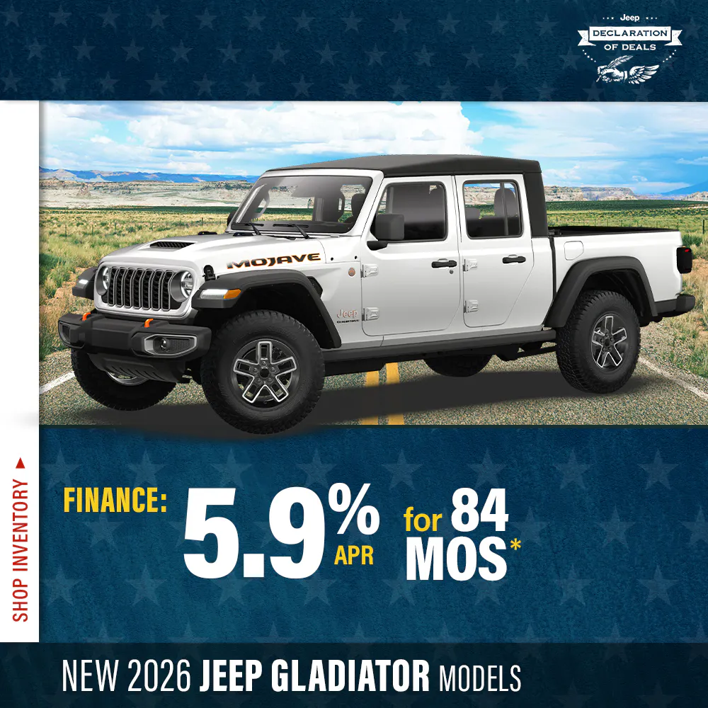New 2026 Jeep Gladiator Models