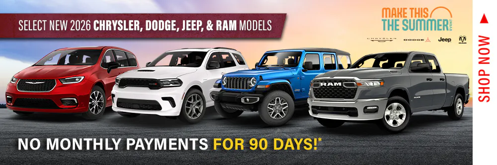 Select New 2026 Chrysler, Dodge, Jeep and RAM Models | Shottenkirk CDJR Granbury