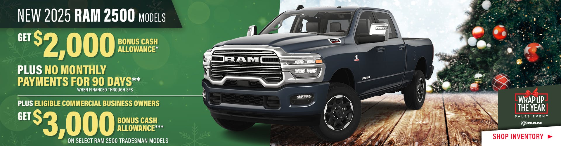 New 2025 RAM 2500 Models
