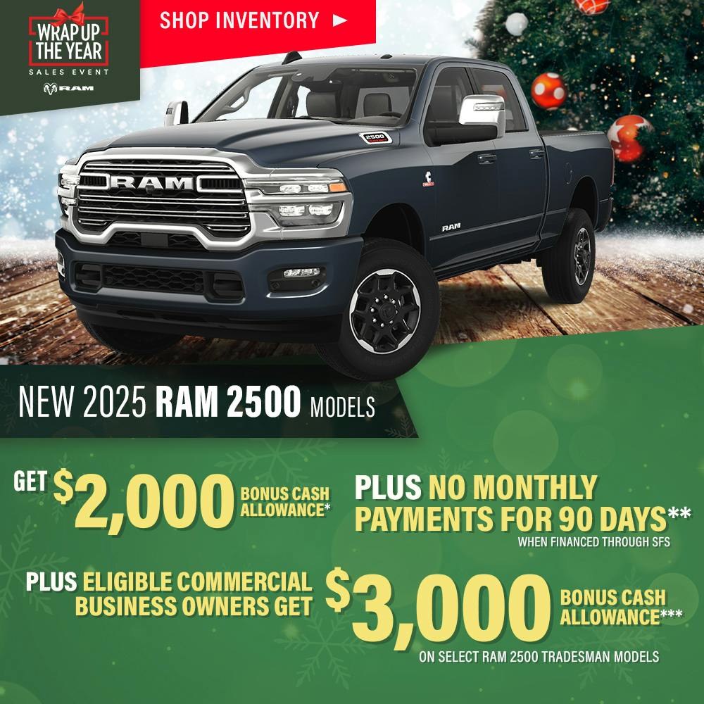 New 2025 RAM 2500 Models