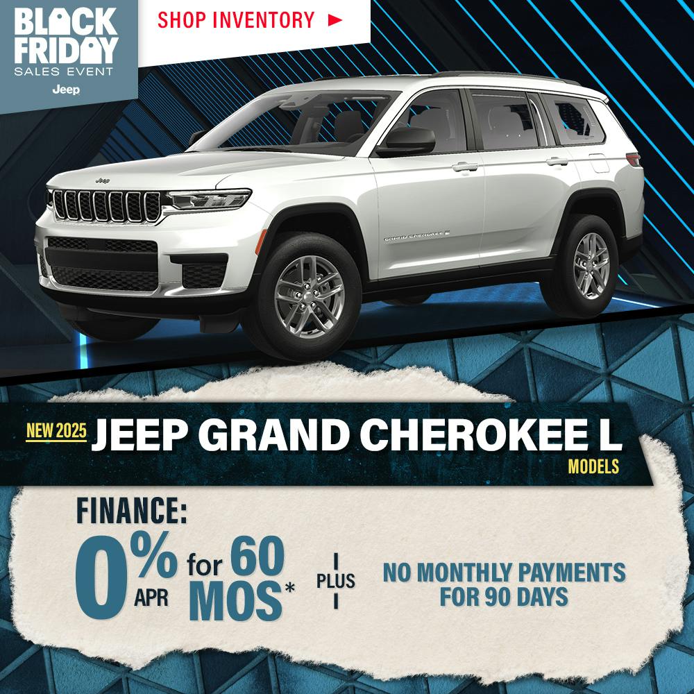 New 2025 Jeep Grand Cherokee L Models