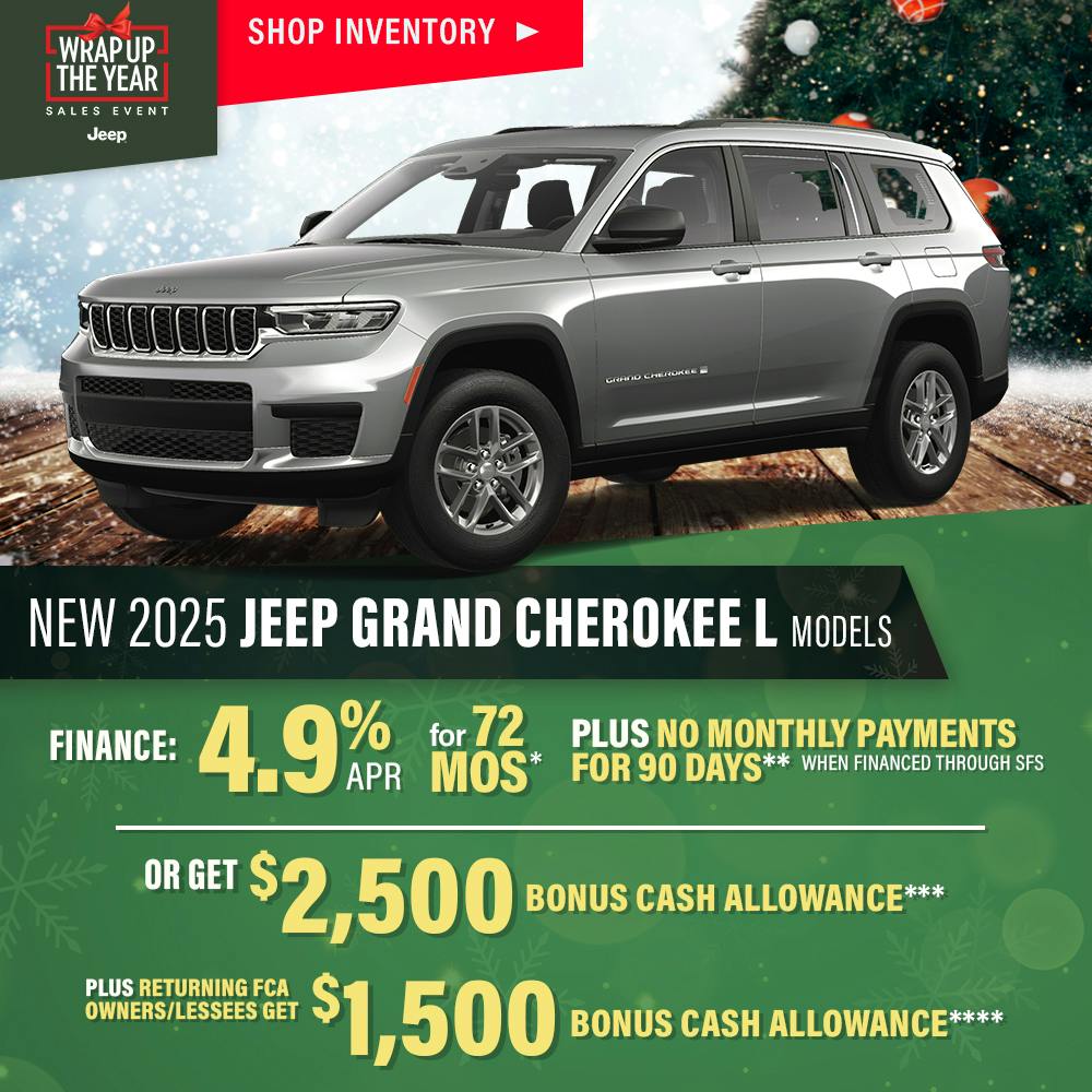 New 2025 Jeep Grand Cherokee L Models