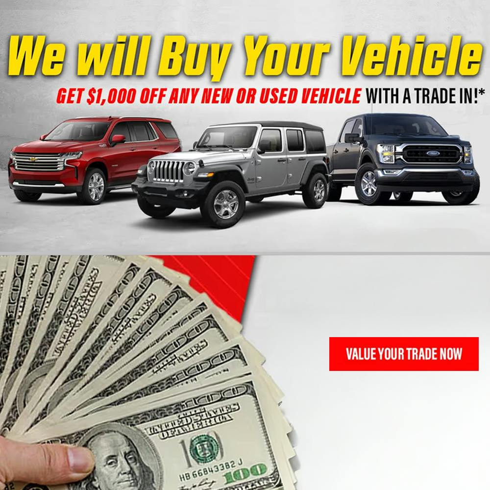 We Will Buy Your Vehicle