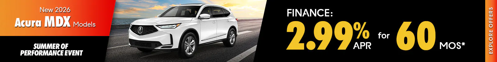 New 2026 Acura MDX Models