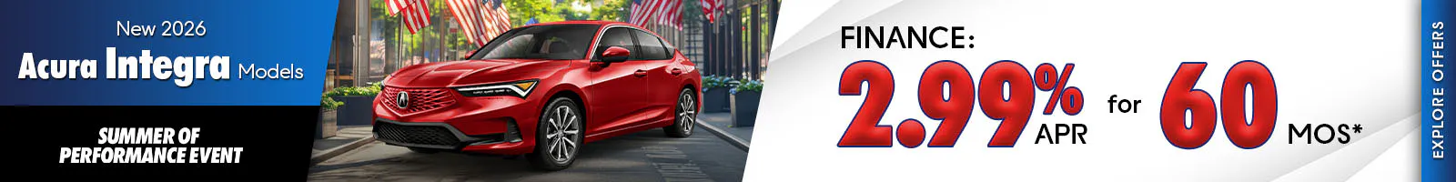 New 2026 Acura Integra Models